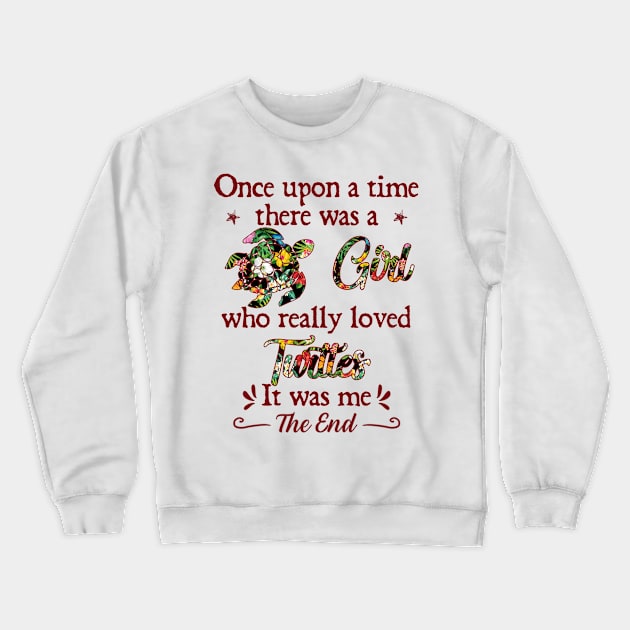 Once upon a time there was a girl Crewneck Sweatshirt by SamaraIvory